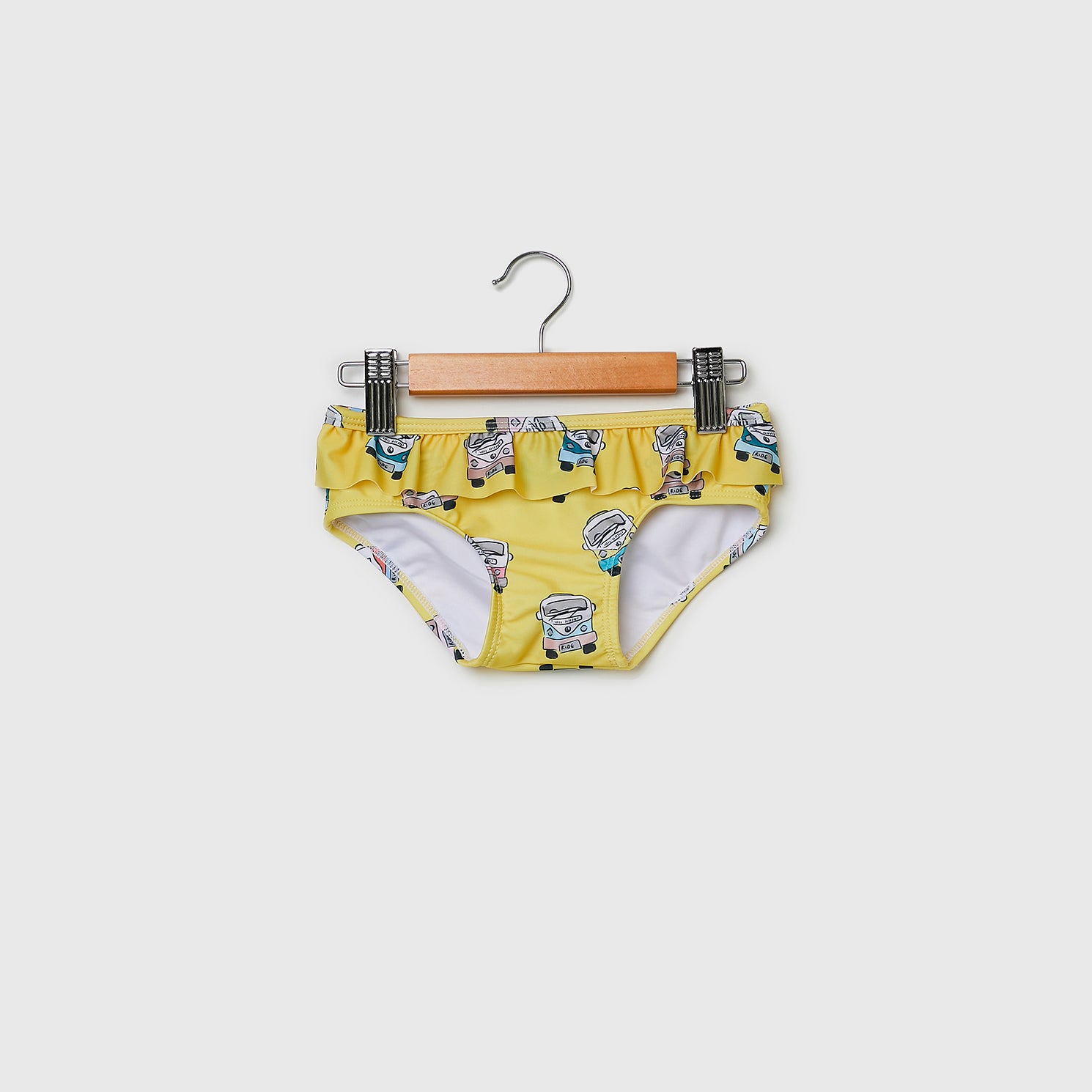Yellow Kombi – Ruffle bikini brief
