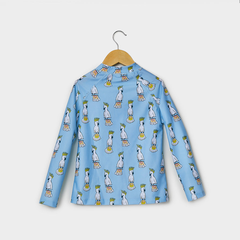 Blue Cockies – Long sleeve rashie