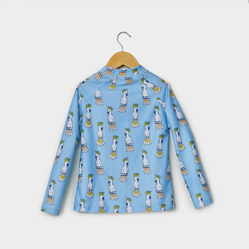 Blue Cockies – Long sleeve rashie