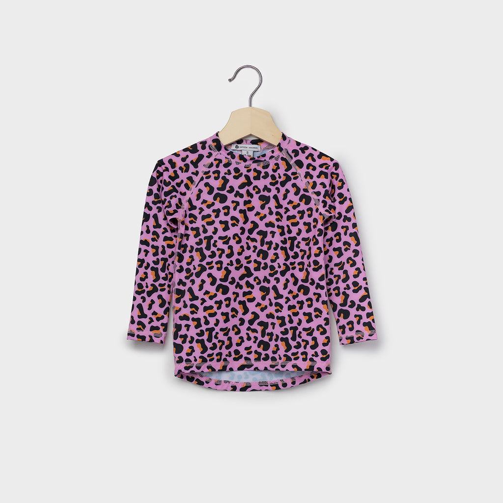 Pink Leopard - Long sleeve rashie