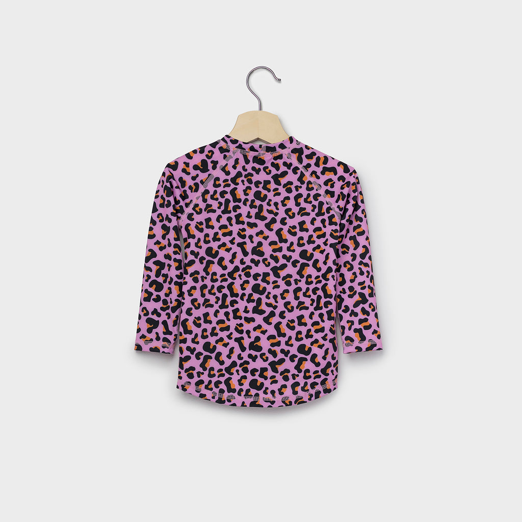 Pink Leopard - Long sleeve rashie
